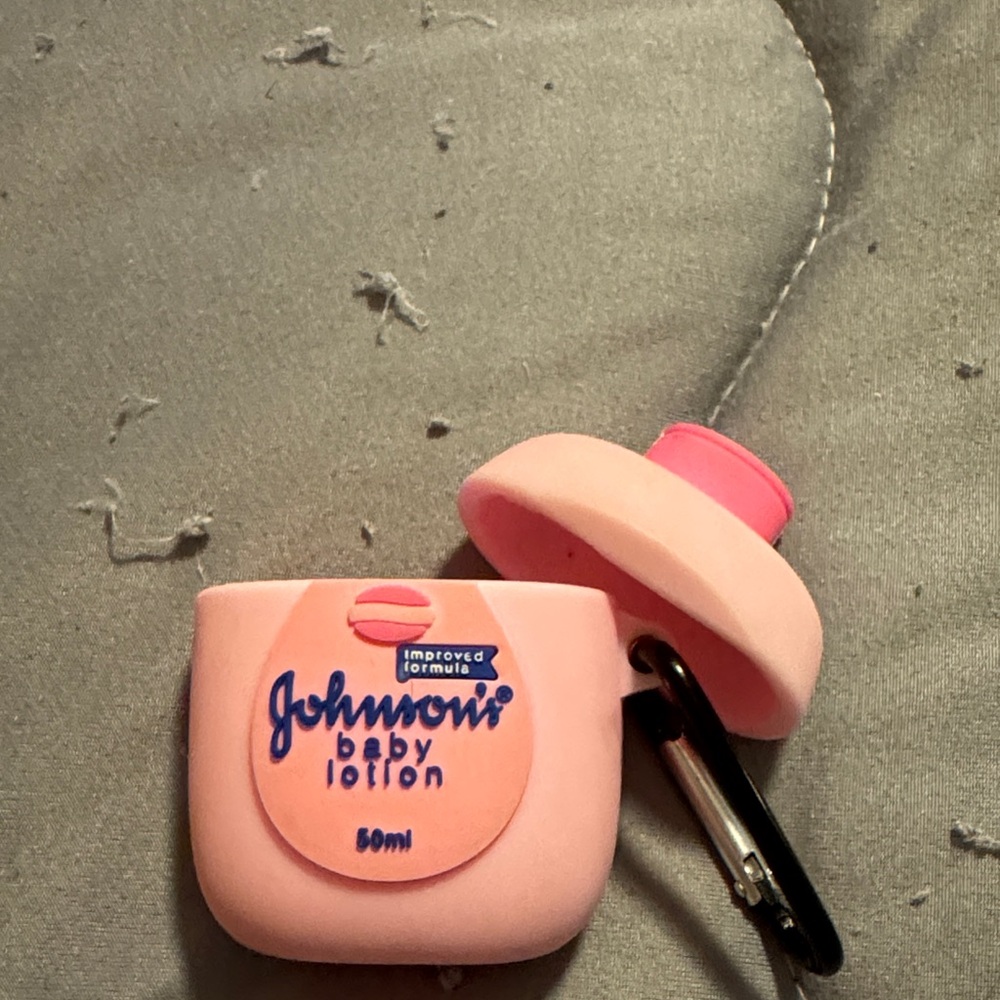 Pink Baby Lotion AirPod case